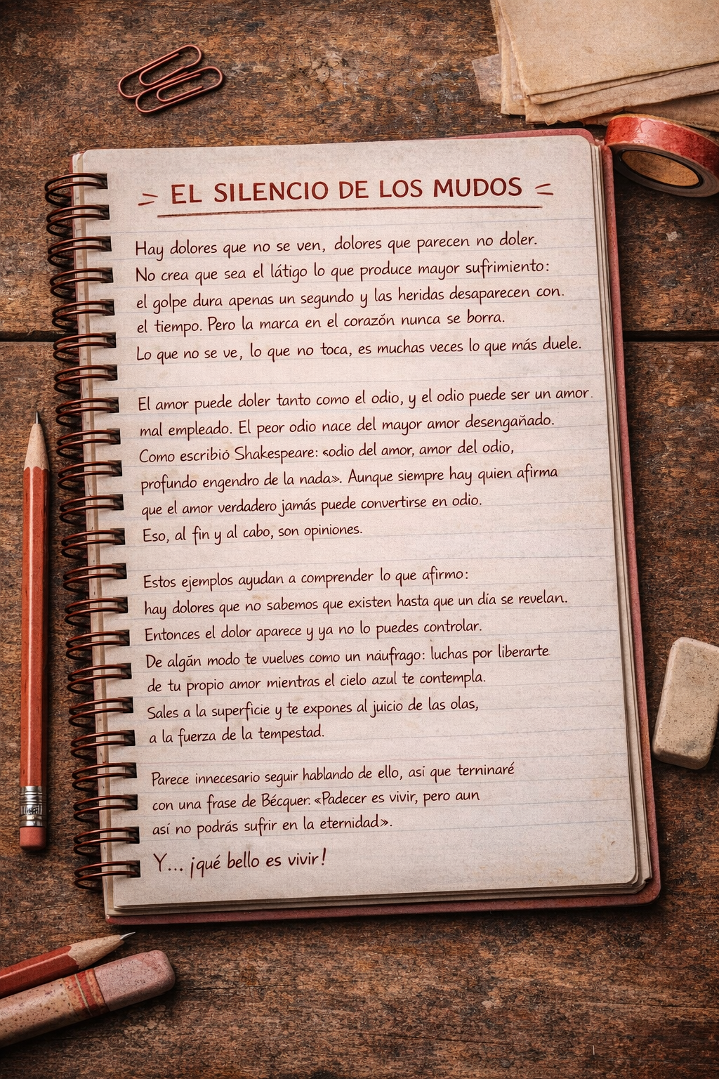 El silencio de los mudos